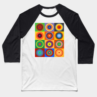 Op Art #5 Kandinsky Baseball T-Shirt